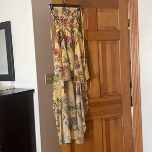 Floral High-Low Dress